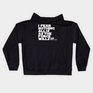 The Will of the Force Kids Hoodie